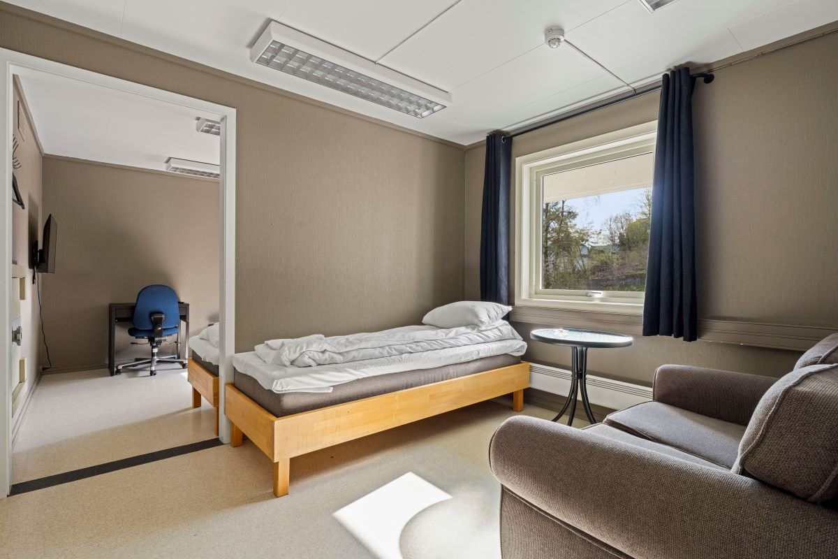 Enekltrom i fengselsvokterens bolig - Fengselshotellet Arendal