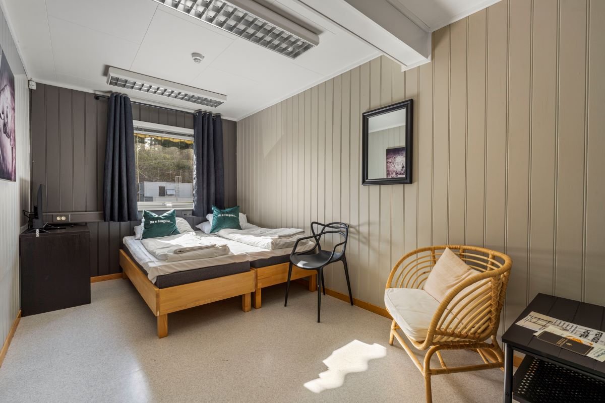 Dobbeltrom i fengselsvokterens bolig - Fengselshotellet Arendal